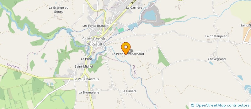 localisation de l'entreprise MONSIEUR MARCEL MARSAUD à PARNAC