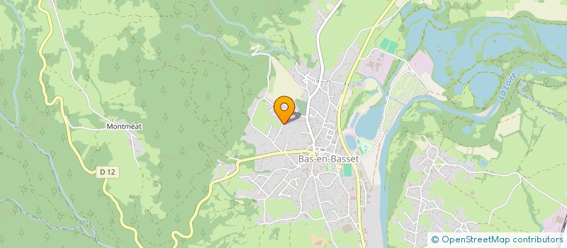 localisation de l'entreprise MONSIEUR MARCEL MARTIN  BAS-EN-BASSET