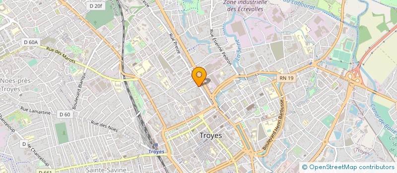localisation de l'entreprise MONSIEUR MARCEL MARTIN à TROYES