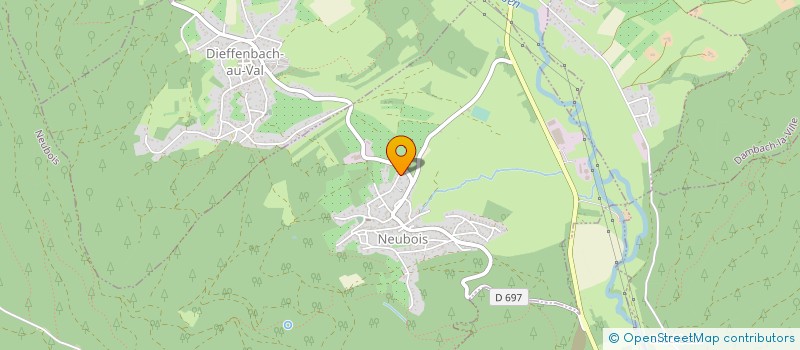 localisation de l'entreprise MONSIEUR MARCEL MARTIN  NEUVE-EGLISE