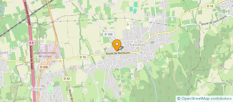localisation de l'entreprise MONSIEUR MARCEL MARTIN à CHASSELAY