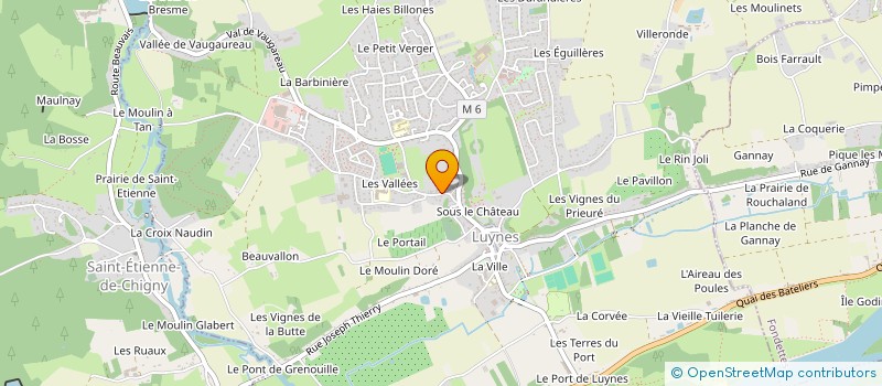 localisation de l'entreprise MONSIEUR MARCEL MARTINEAU  LUYNES