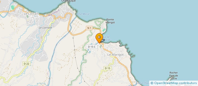 localisation de l'entreprise MONSIEUR MARCEL MARTINEL  LE MARIGOT