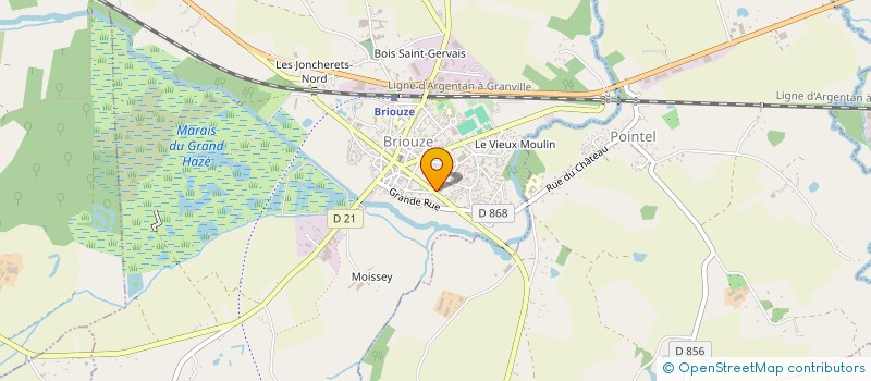 localisation de l'entreprise MONSIEUR MARCEL MARY à BRIOUZE