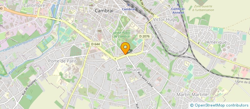 localisation de l'entreprise MONSIEUR MARCEL MASSON à CAMBRAI
