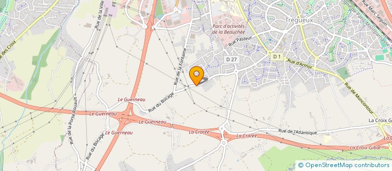 localisation de l'entreprise MONSIEUR MARCEL MATRUYE à TREGUEUX