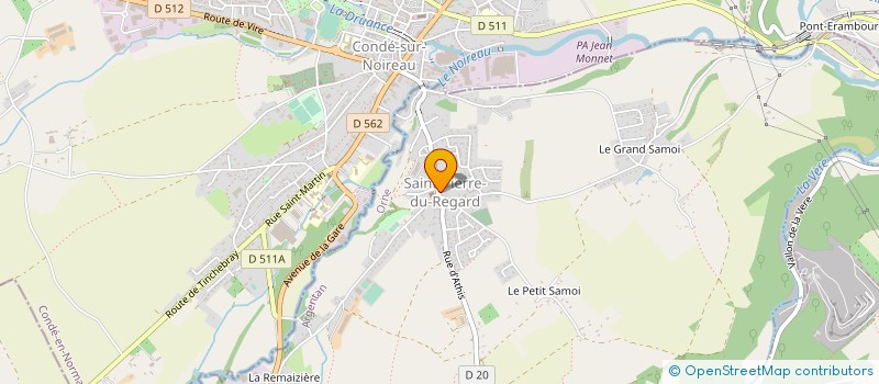 localisation de l'entreprise MONSIEUR MARCEL MAUDUIT à SAINT-PIERRE-DU-REGARD