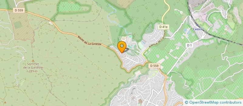 localisation de l'entreprise MONSIEUR MARCEL MAUREL  CASSIS