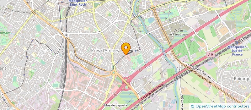 localisation de l'entreprise MONSIEUR MARCEL MAURIN à MONTPELLIER
