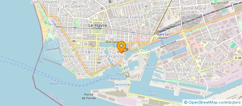 localisation de l'entreprise MONSIEUR MARCEL MAURIN à LE HAVRE