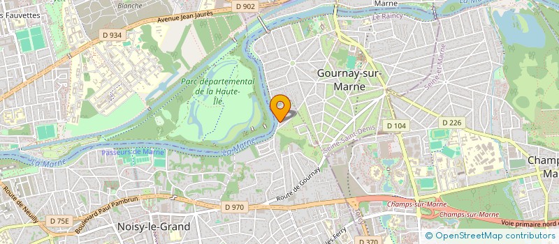 localisation de l'entreprise MONSIEUR MARCEL MAYER à NOISY-LE-GRAND
