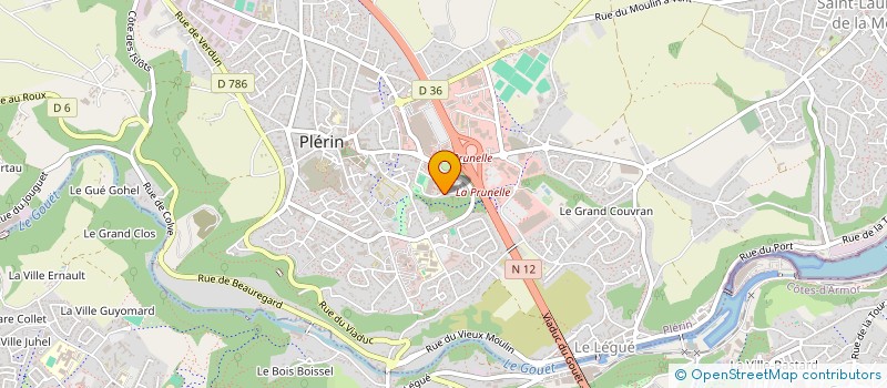 localisation de l'entreprise MONSIEUR MARCEL MENNESSON  PLERIN