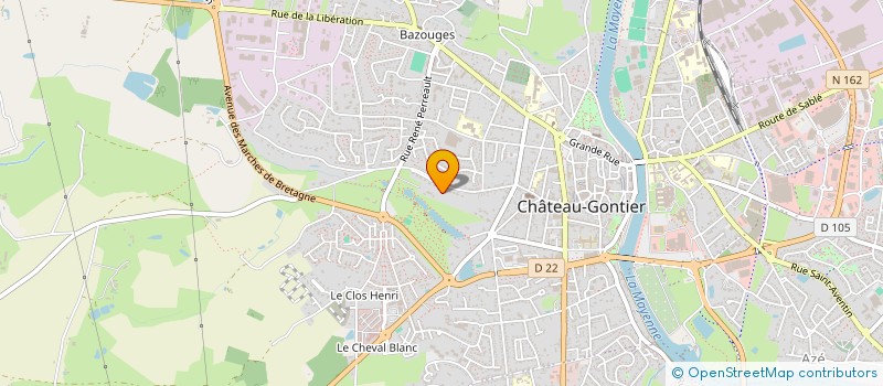 localisation de l'entreprise MONSIEUR MARCEL MENUT  CHATEAU-GONTIER-SUR-MAYENNE