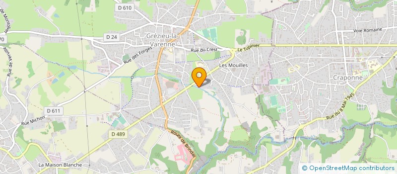 localisation de l'entreprise MONSIEUR MARCEL MERCIER à GREZIEU-LA-VARENNE
