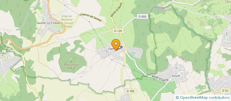 localisation de l'entreprise MONSIEUR MARCEL MERCIER  ROMAGNAT