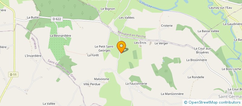 localisation de l'entreprise MONSIEUR MARCEL MEREZETTE à MOUTIERS-AU-PERCHE