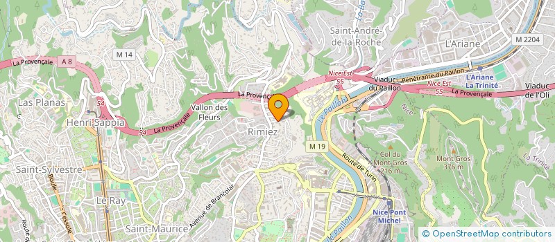 localisation de l'entreprise MONSIEUR MARCEL MERLINO  NICE