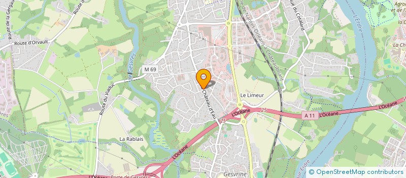 localisation de l'entreprise MONSIEUR MARCEL MERY à LA CHAPELLE-SUR-ERDRE