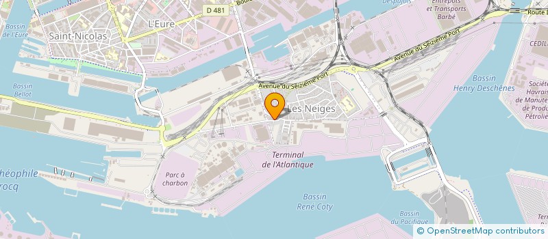 localisation de l'entreprise MONSIEUR MARCEL MESAISE à LE HAVRE