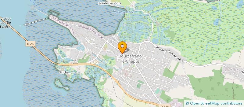 localisation de l'entreprise MONSIEUR MARCEL MESNARD  BOURCEFRANC-LE-CHAPUS