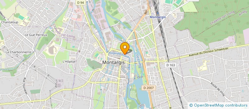 localisation de l'entreprise MONSIEUR MARCEL MICHOT à MONTARGIS