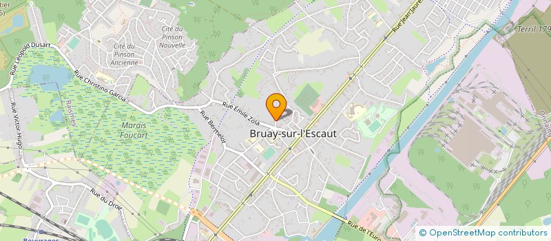 localisation de l'entreprise MONSIEUR MARCEL MILITO à BRUAY-SUR-L'ESCAUT