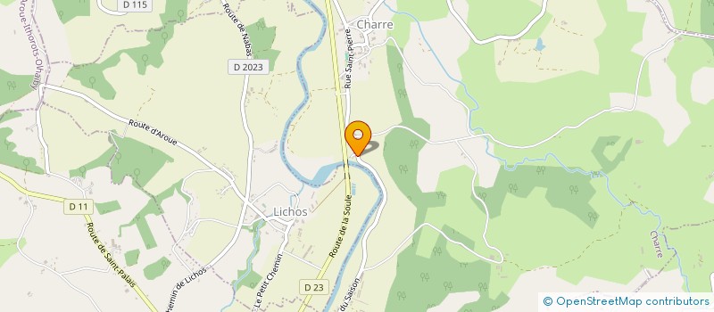 localisation de l'entreprise MONSIEUR MARCEL MISPIRATCEGUY  CHARRE