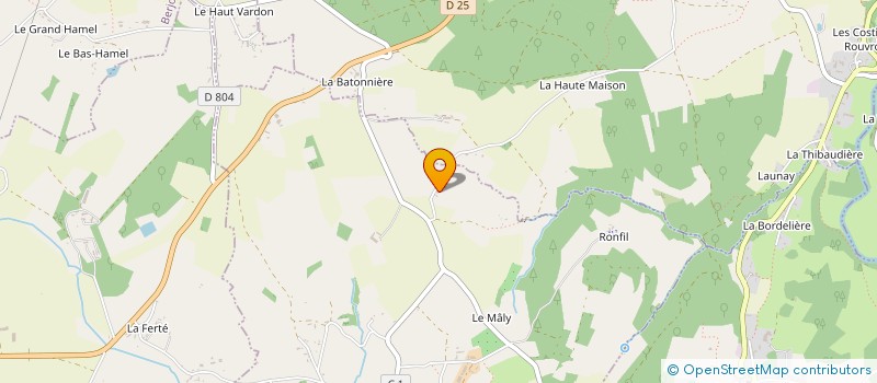 localisation de l'entreprise MONSIEUR MARCEL MOIGNET à LA LANDE-SAINT-SIMEON