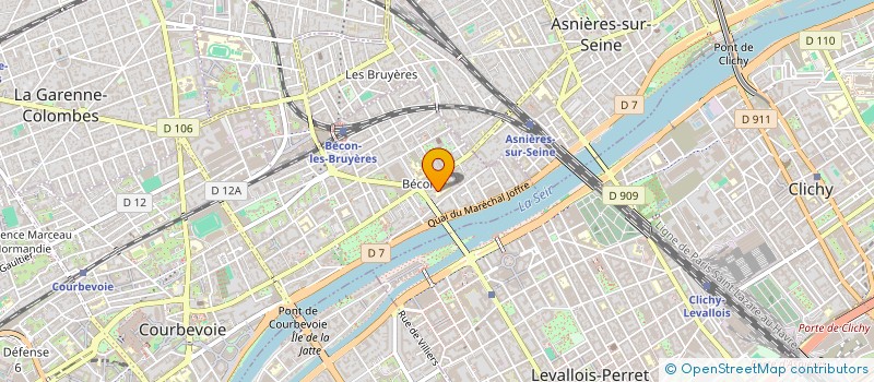 localisation de l'entreprise MONSIEUR MARCEL MOMEUX à COURBEVOIE