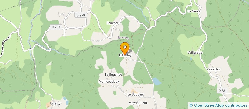 localisation de l'entreprise MONSIEUR MARCEL MONERY  CONDAT-LES-MONTBOISSIER