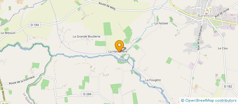 localisation de l'entreprise MONSIEUR MARCEL MONGODIN  BARENTON