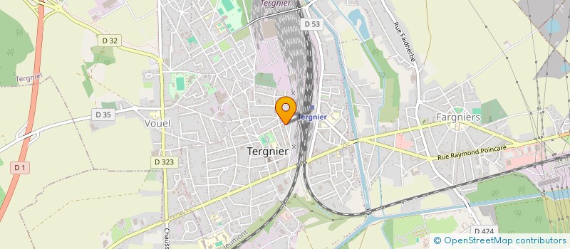 localisation de l'entreprise MONSIEUR MARCEL MONSIGNY à TERGNIER