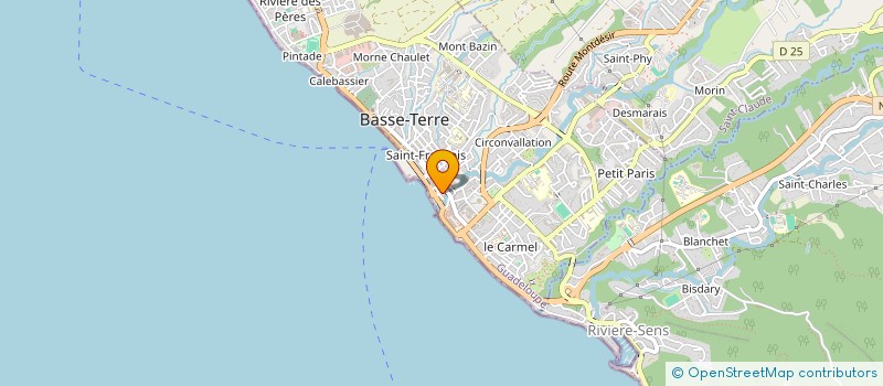 localisation de l'entreprise MONSIEUR MARCEL MONTRESOR TIMPESTA à BASSE-TERRE