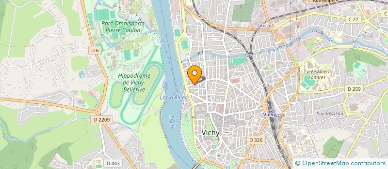 localisation de l'entreprise MONSIEUR MARCEL MORARU à VICHY