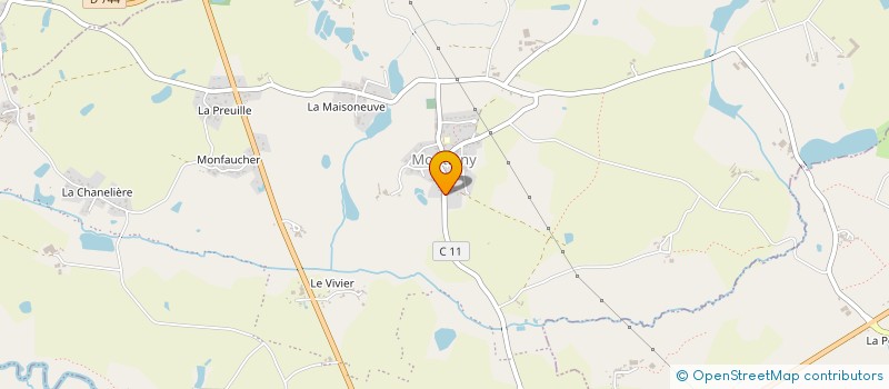 localisation de l'entreprise MONSIEUR MARCEL MOREAU  LA FORET-SUR-SEVRE