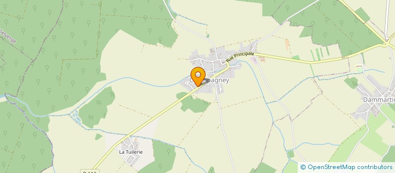 localisation de l'entreprise MONSIEUR MARCEL MOREAU  CHAMPAGNEY