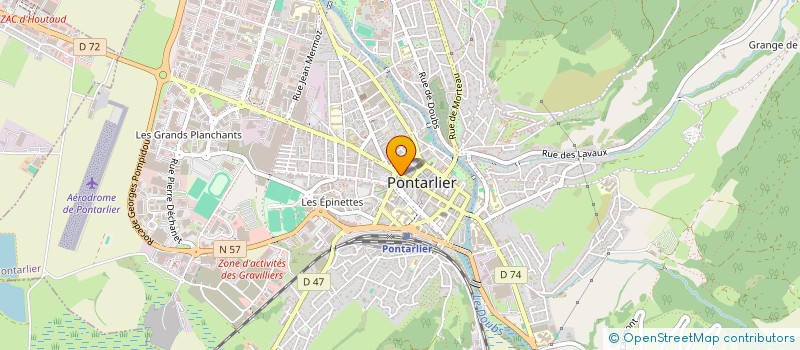 localisation de l'entreprise MONSIEUR MARCEL MOREL à PONTARLIER