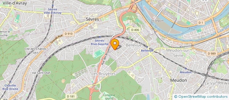 localisation de l'entreprise MONSIEUR MARCEL MORER  MEUDON