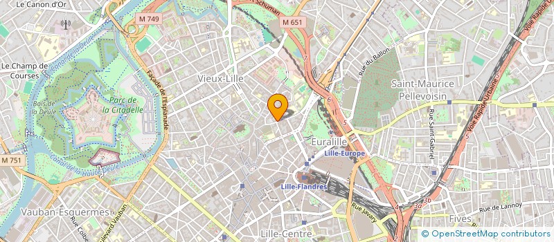 localisation de l'entreprise MONSIEUR MARCEL MORITZ à LILLE