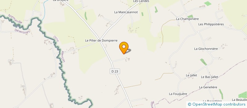 localisation de l'entreprise MONSIEUR MARCEL MOTTIER à PASSAIS VILLAGES