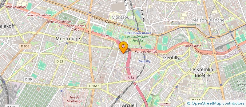 localisation de l'entreprise MONSIEUR MARCEL MOULY à GENTILLY