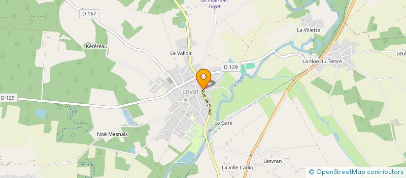 localisation de l'entreprise MONSIEUR MARCEL MOURAUX  LOYAT