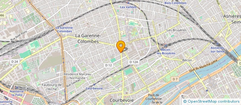 localisation de l'entreprise MONSIEUR MARCEL MOUTY à COURBEVOIE
