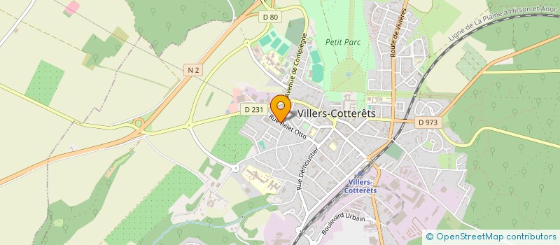 localisation de l'entreprise MONSIEUR MARCEL MUNIER à VILLERS-COTTERETS