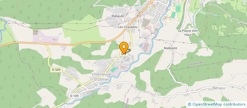 localisation de l'entreprise MONSIEUR MARCEL NADAL à ROQUEFORT-LES-CASCADES