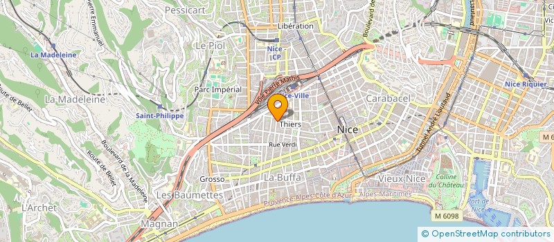 localisation de l'entreprise MONSIEUR MARCEL NEGRESCU à NICE