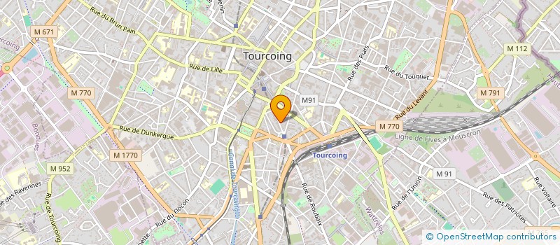 localisation de l'entreprise MONSIEUR MARCEL NEGRILA  TOURCOING