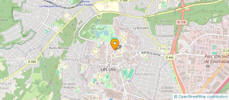 localisation de l'entreprise MONSIEUR MARCEL NGUESSI à LES ULIS