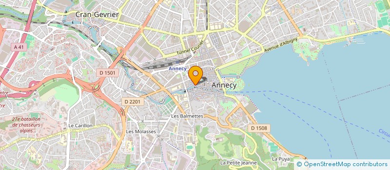 localisation de l'entreprise MONSIEUR MARCEL NICULA à ANNECY