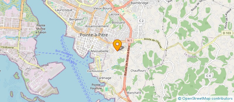 localisation de l'entreprise MONSIEUR MARCEL NOMAL  LES ABYMES